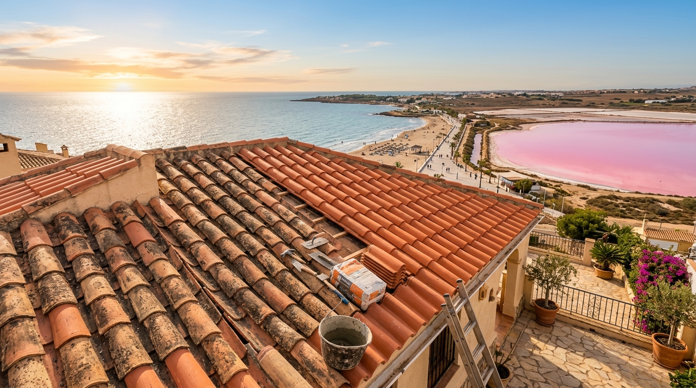 Dakwerkzaamheden voor expats in Torrevieja, Costa Blanca, Spanje