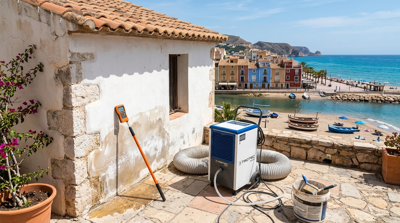 Vochtbestrijding & Schimmelbehandeling voor expats in Villajoyosa, Costa Blanca, Spanje