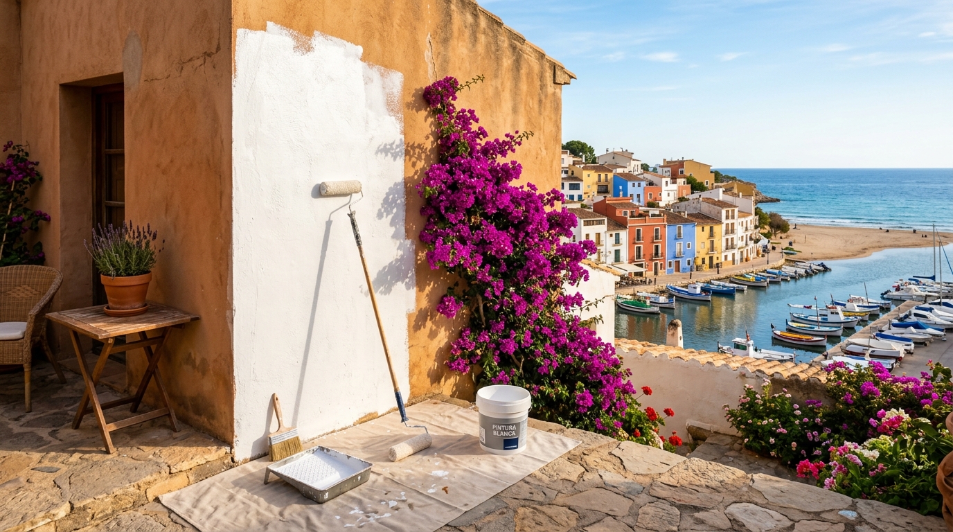 Schilder- & Decoratiewerk voor expats in Villajoyosa, Costa Blanca, Spanje