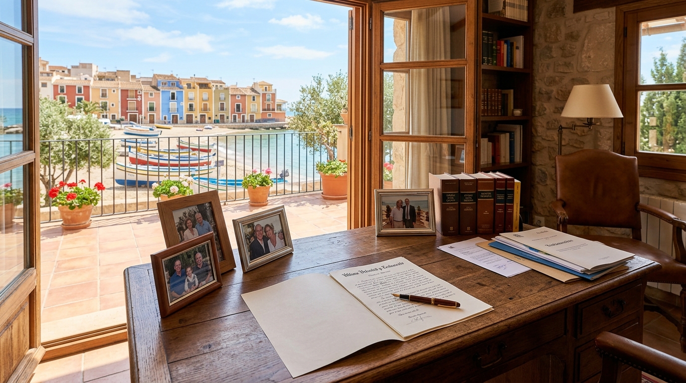 Testament & Erfrecht Spanje voor expats in Villajoyosa, Costa Blanca, Spanje